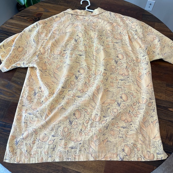 Saltaire Mens Button Up Shirt (70%silk/30%cotton) - Picture 2 of 4